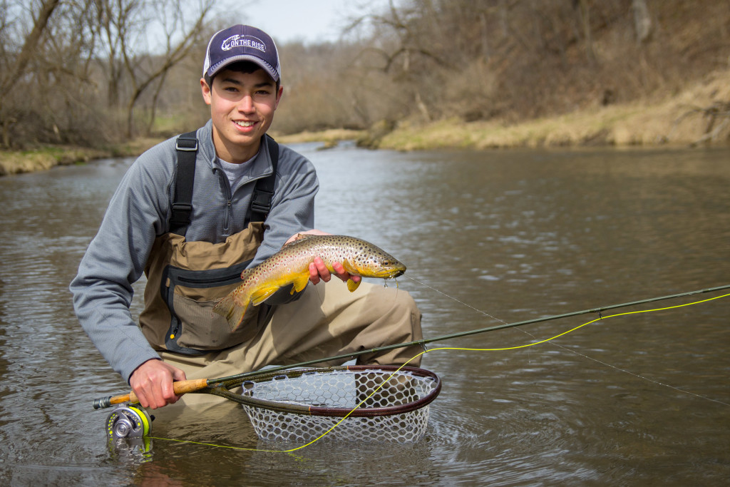 Aric's 17-incher fell for an olive Frick's Fix, which has quickly become our favorite streamer.